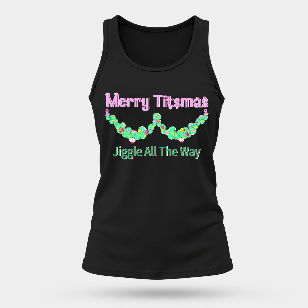 Tank top – Titsmas wide - Women's Comfortable and Breathable Sports Tank Top For The USA|180GSM Front DTF