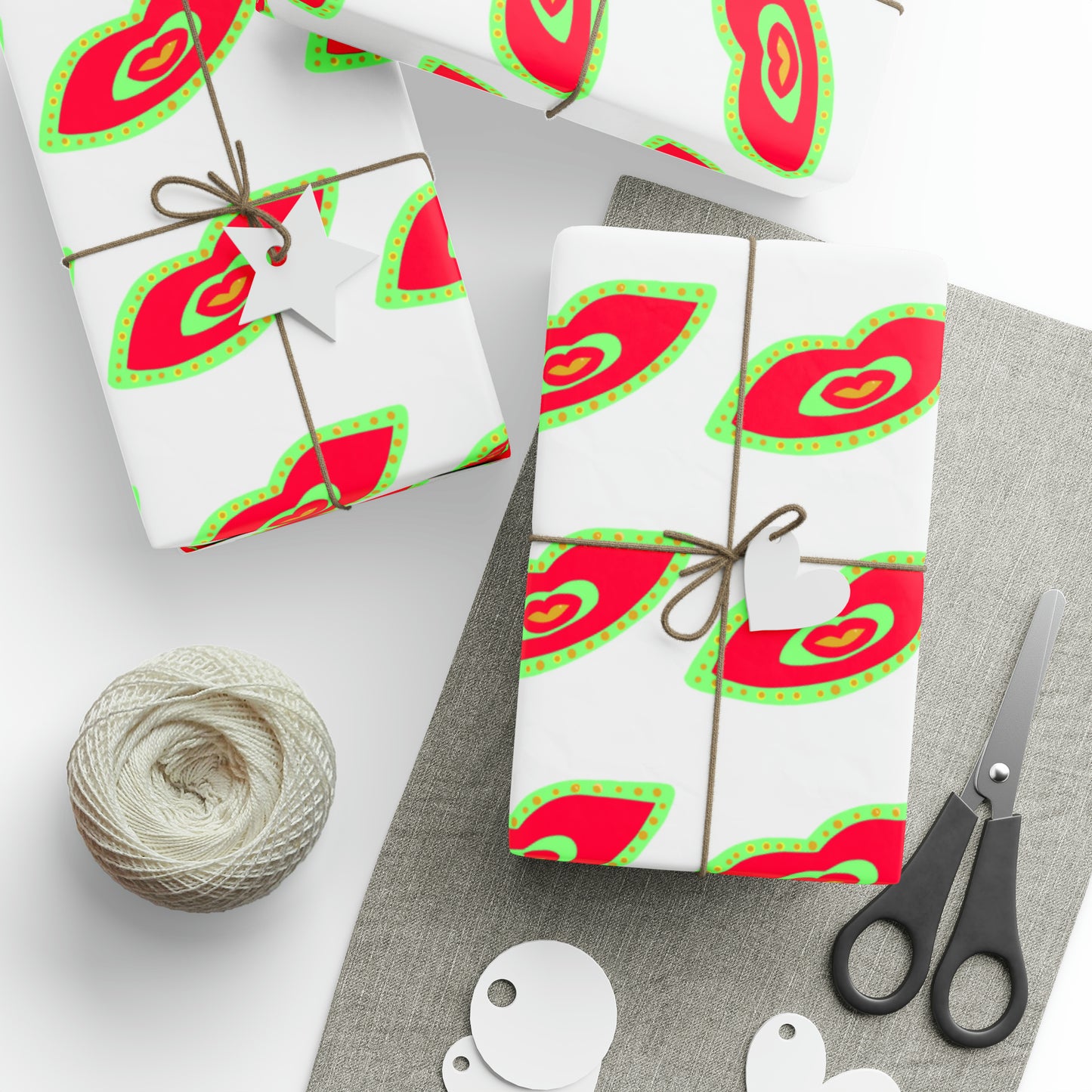 Christmas Kisses Wrapping Papers