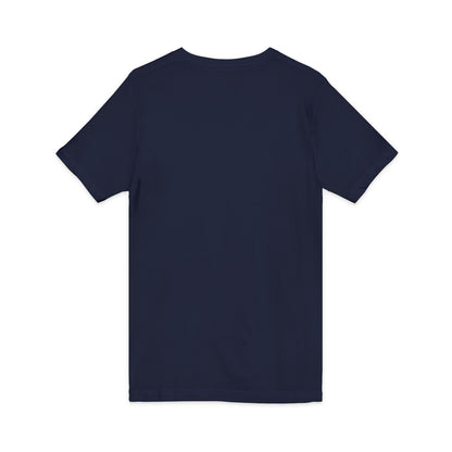 Ho Ho Holiday Hair - Unisex Jersey Short Sleeve V-Neck Tee