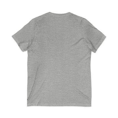 Ho Ho Holiday Hair - Unisex Jersey Short Sleeve V-Neck Tee