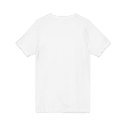 Ho Ho Holiday Hair - Unisex Jersey Short Sleeve V-Neck Tee