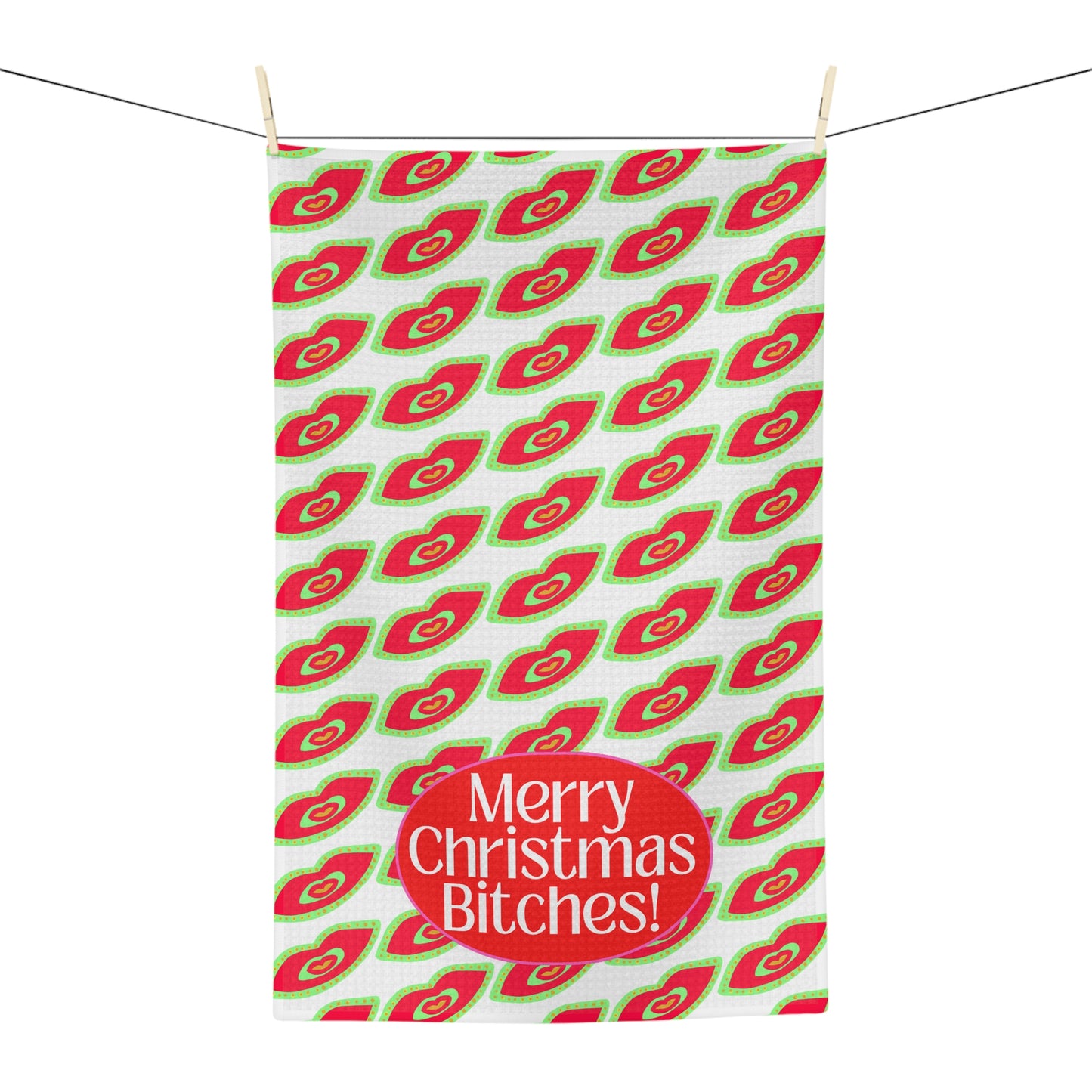 Merry Christmas B!tches! Soft Tea Towel