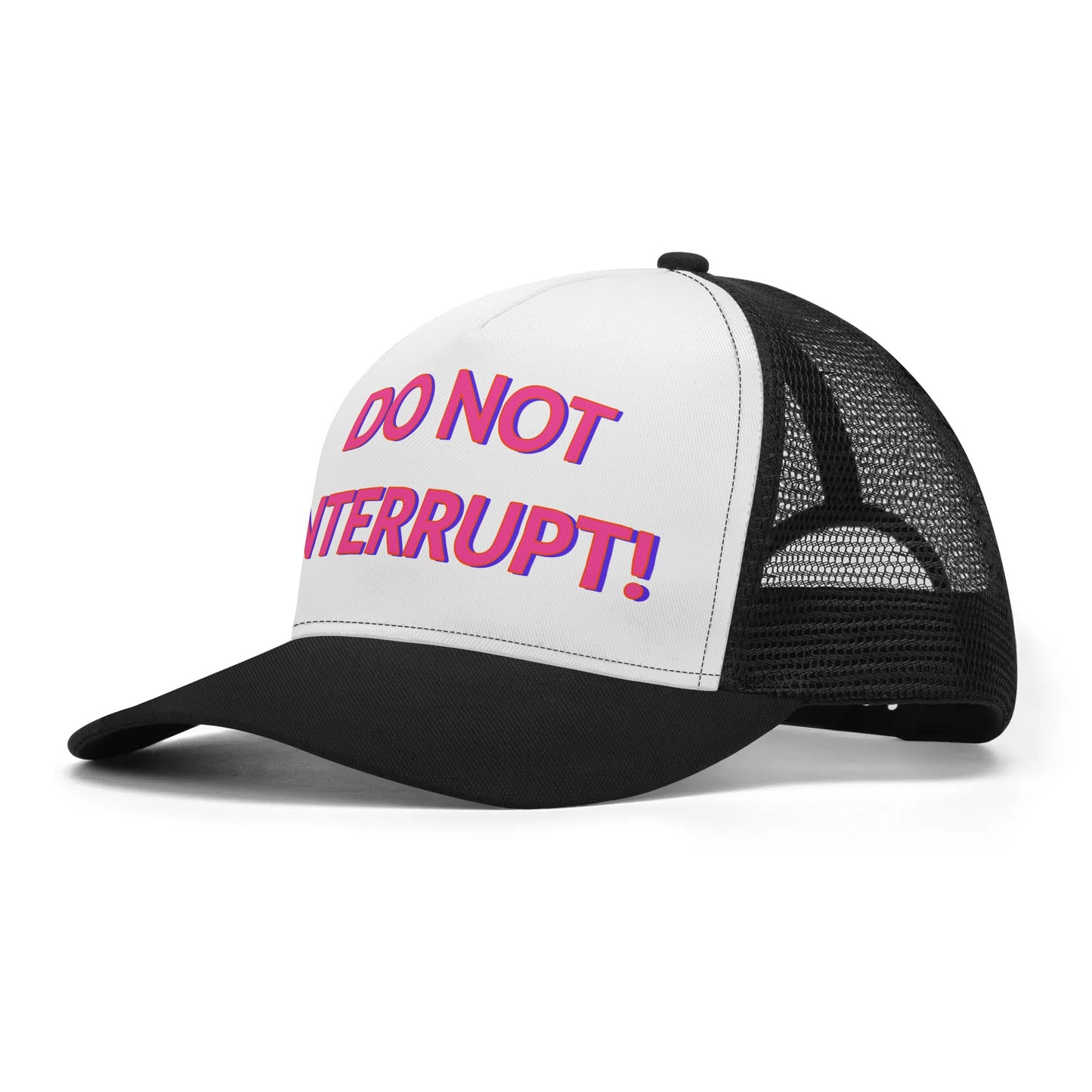 Do Not Interrupt Mesh Trucker Hat