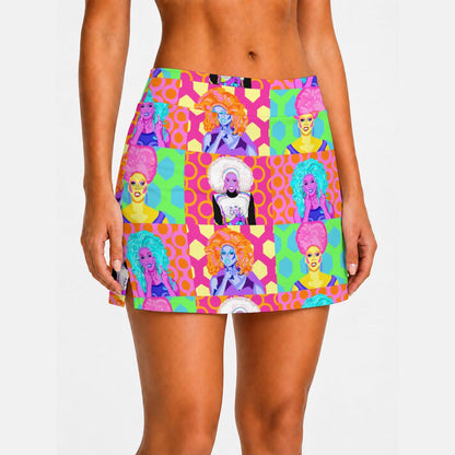 Judge Me Women's High-Stretch A-Line Skort