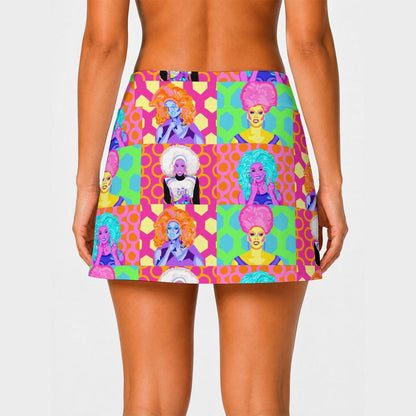Judge Me Women's High-Stretch A-Line Skort
