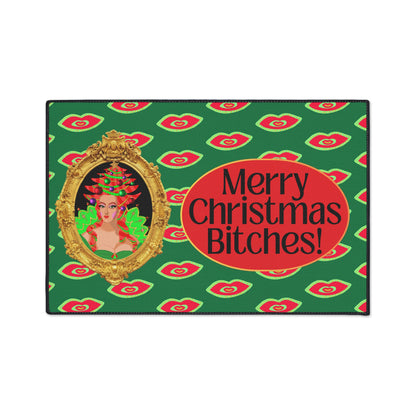 Gift – Christmas Heavy Duty Floor Mat – Green (3 sizes)