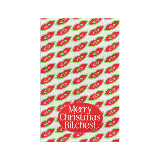 Merry Christmas B!tches! Soft Tea Towel