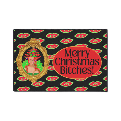 Gift – Christmas Heavy Duty Floor Mat – Black (3 sizes)