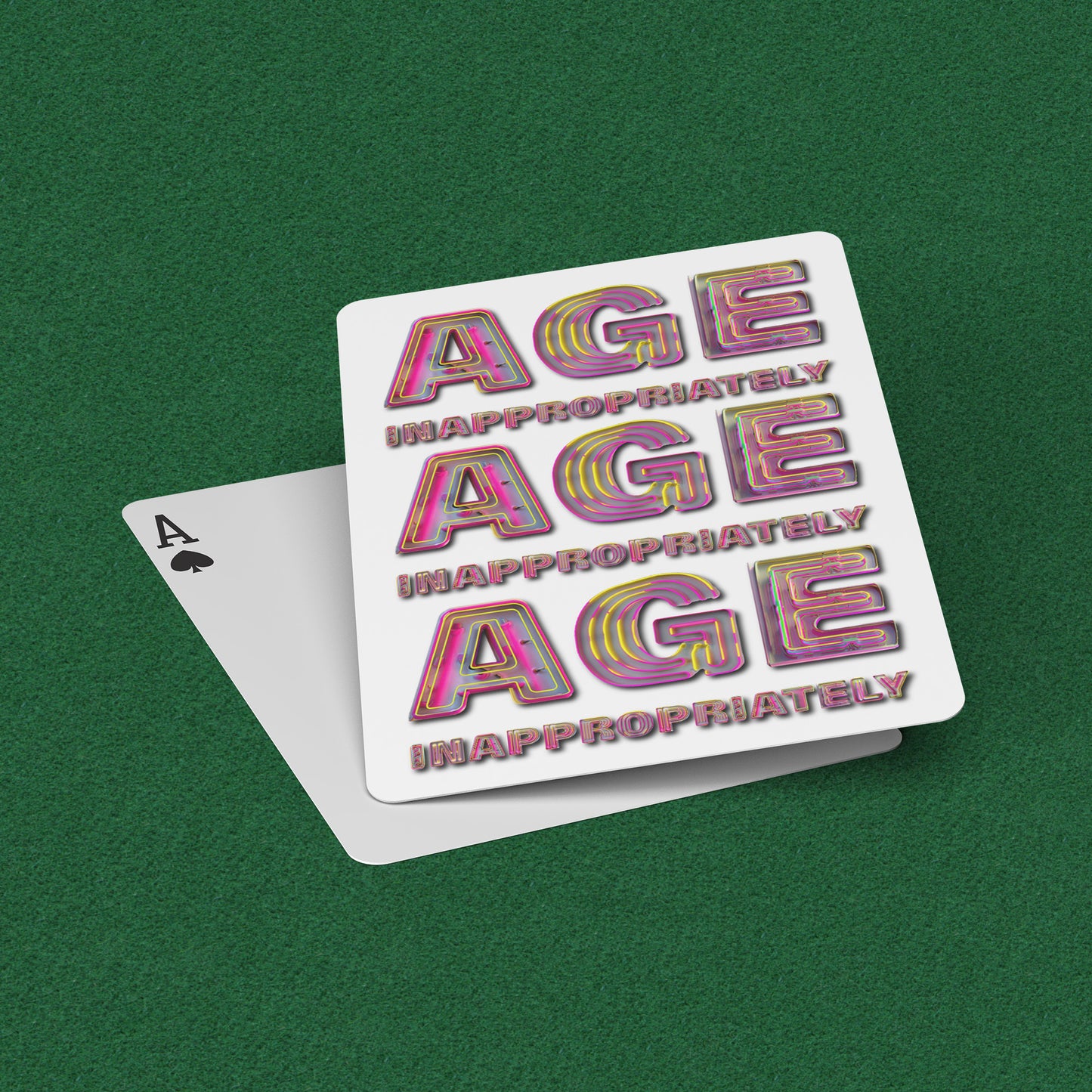 Age Inappropriately Playing Cards