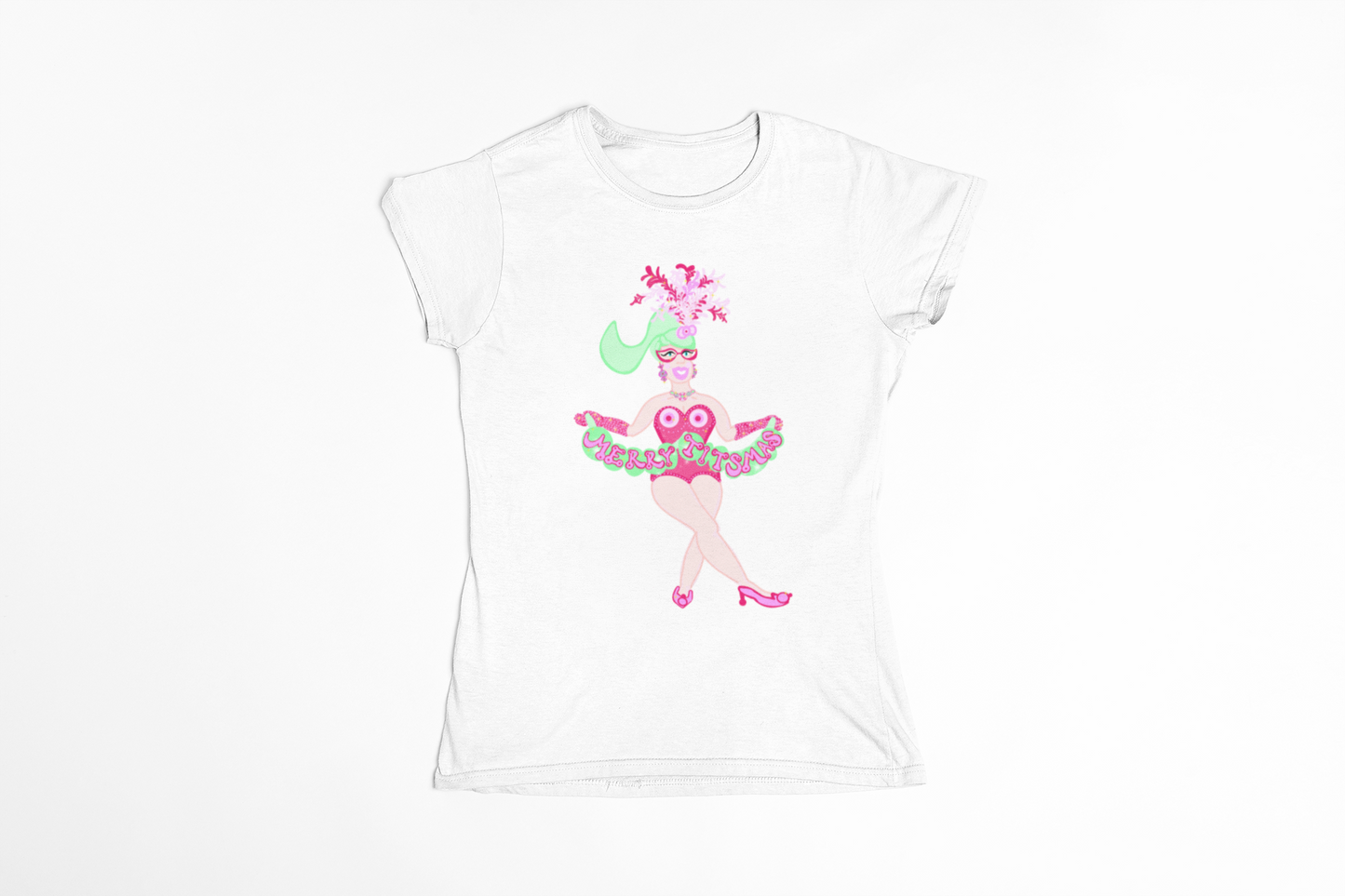 Miss T!tsmas Women’s T‑Shirt — Holiday Mischief Tee