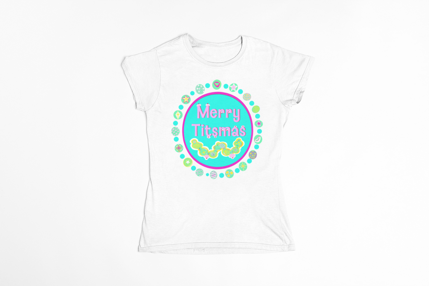 Merry T!tsmas Women’s T‑Shirt — Holiday Mischief Tee